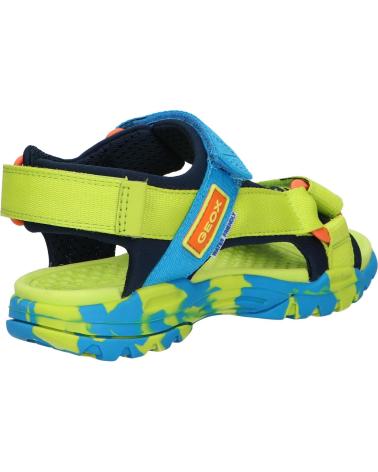 Sandalen für Junge GEOX J150RA 01511 J BOREALIS C3346 LIME-SKY