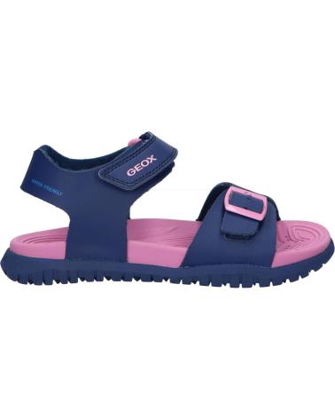 girl Sandals GEOX J35HQA 000BC J SANDAL FUSBETTO C0965 NAVY-DK PINK