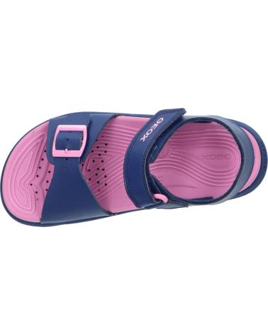 girl Sandals GEOX J35HQA 000BC J SANDAL FUSBETTO C0965 NAVY-DK PINK