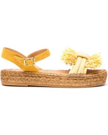 Sandalias de Mujer VIDORRETA BANDA NUDO  MERCE DOBLE TOSTADO AMARILLO
