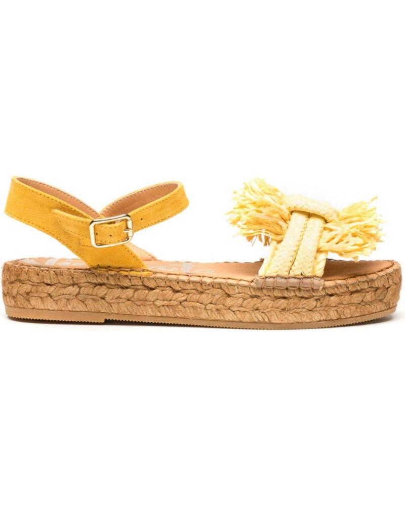 Sandalias de Mujer VIDORRETA BANDA NUDO  MERCE DOBLE TOSTADO AMARILLO
