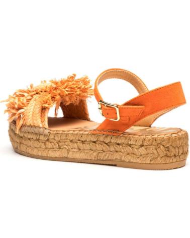 Sandales pour Femme VIDORRETA BANDA NUDO  MERCE DOBLE TOSTADO NARANJA