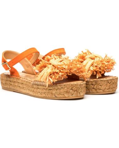 Sandales pour Femme VIDORRETA BANDA NUDO  MERCE DOBLE TOSTADO NARANJA