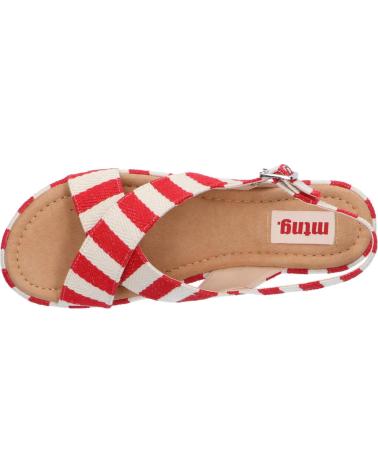 Sandalias de Mujer MTNG 51093 C39124 RAYAS ROJO