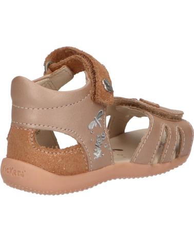 Sandales pour Fille KICKERS 691710-10 BESHINE 13 ROSE METAL