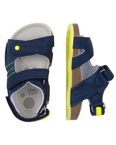 Sandali per Bambino CHICCO SANDALIA PARA NINO BLUE PRINTED PU