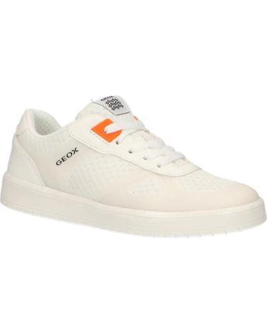 Sapatilhas de Mulher e Menina e Menino GEOX J925PB 01454 J KOMMODOR C1000 WHITE