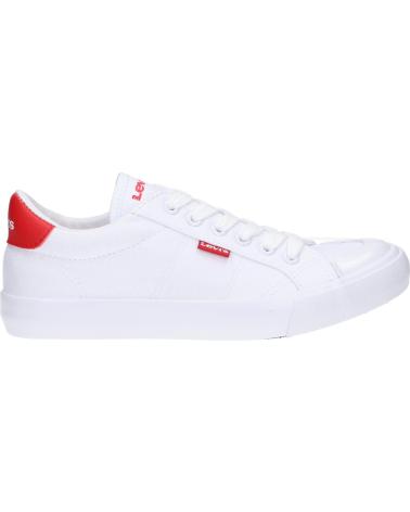 Sportschuhe für Damen und Mädchen und Junge LEVIS VORI0133T NEW HARRY 0079 WHITE RED
