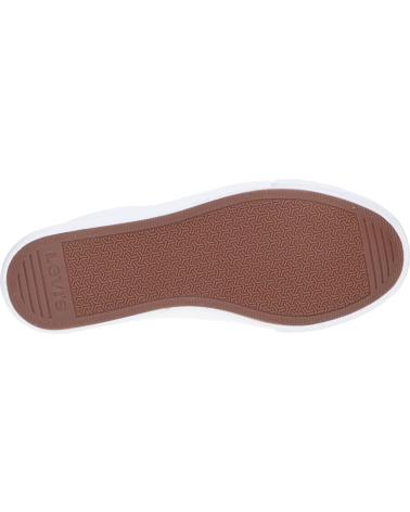 Sportschuhe für Damen und Mädchen und Junge LEVIS VORI0133T NEW HARRY 0079 WHITE RED