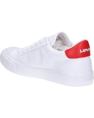 Sportschuhe für Damen und Mädchen und Junge LEVIS VORI0133T NEW HARRY 0079 WHITE RED
