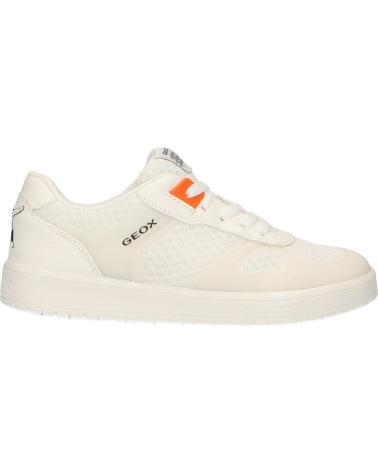 Sapatilhas de Mulher e Menina e Menino GEOX J925PB 01454 J KOMMODOR C1000 WHITE