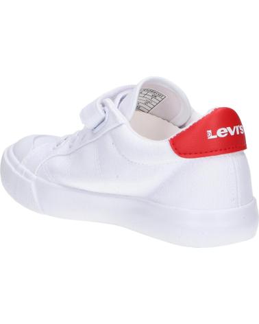 Zapatillas deporte de Niña y Niño LEVIS VORI0132T NEW HARRY 0079 WHITE RED