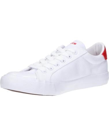 Sportschuhe für Damen und Mädchen und Junge LEVIS VORI0133T NEW HARRY 0079 WHITE RED