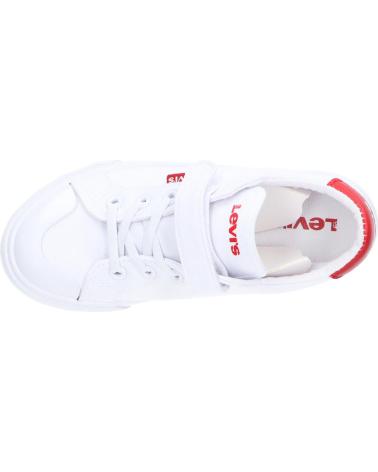 Zapatillas deporte de Niña y Niño LEVIS VORI0132T NEW HARRY 0079 WHITE RED
