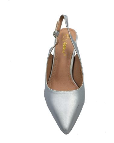 Zapatos de Mujer BALLERI ZAPATO TACON DE VESTIR PLATA