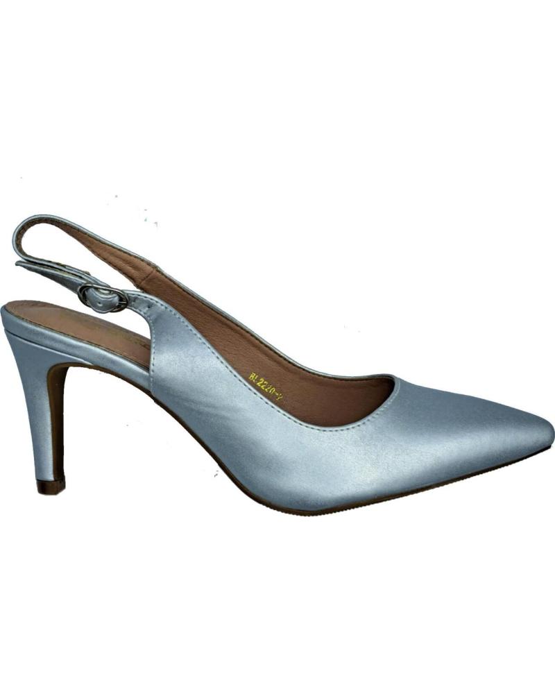 Zapatos de Mujer BALLERI ZAPATO TACON DE VESTIR PLATA