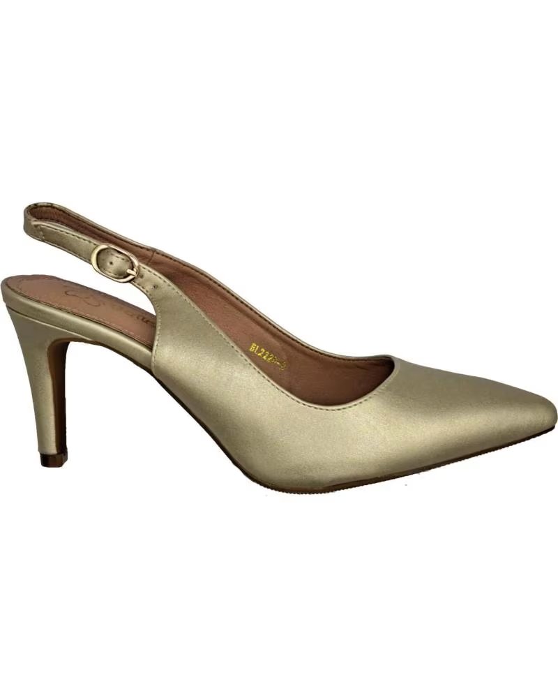 Chaussures pour Femme MARCA INEXISTENTE ZAPATO TACON DE VESTIR ORO