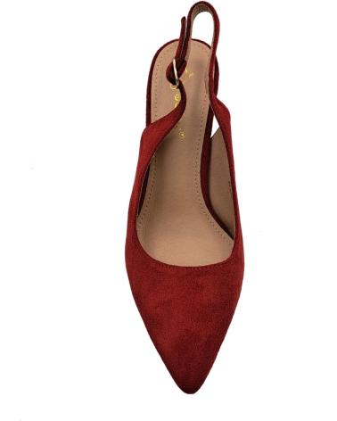 Zapatos de Mujer BALLERI ZAPATO TACON DE VESTIR ROJO