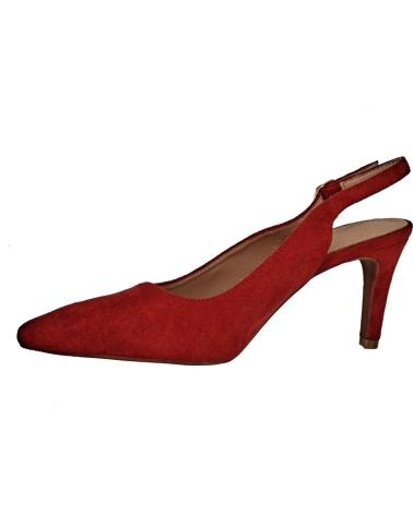 Zapatos de Mujer BALLERI ZAPATO TACON DE VESTIR ROJO