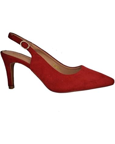 Zapatos de Mujer BALLERI ZAPATO TACON DE VESTIR ROJO