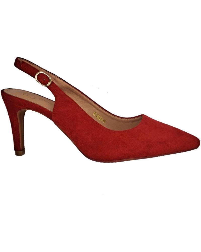 Zapatos de Mujer BALLERI ZAPATO TACON DE VESTIR ROJO