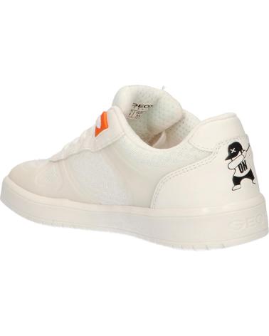 Sapatilhas de Mulher e Menina e Menino GEOX J925PB 01454 J KOMMODOR C1000 WHITE