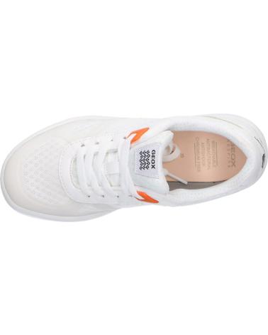 Sapatilhas de Mulher e Menina e Menino GEOX J925PB 01454 J KOMMODOR C1000 WHITE