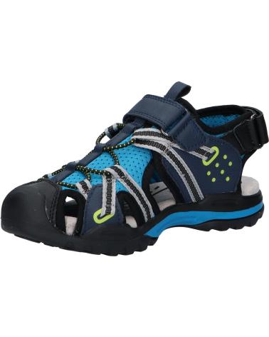 boy Sandals GEOX J920RB 0ME14 J BOREALIS C0064 BLUE-BLACK
