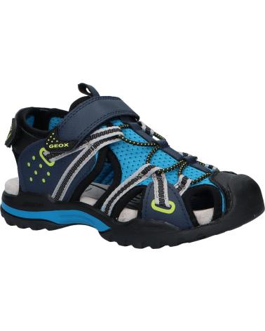 boy Sandals GEOX J920RB 0ME14 J BOREALIS C0064 BLUE-BLACK