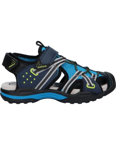 boy Sandals GEOX J920RB 0ME14 J BOREALIS C0064 BLUE-BLACK