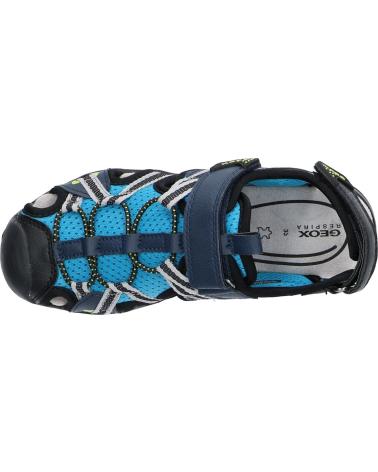 boy Sandals GEOX J920RB 0ME14 J BOREALIS C0064 BLUE-BLACK