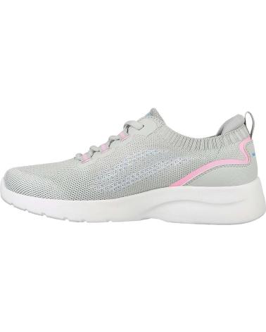 Sportivo per Donna e Bambina SKECHERS ZAPATILLAS LIGHT GRAY PINK 149546-LGPK GRIS