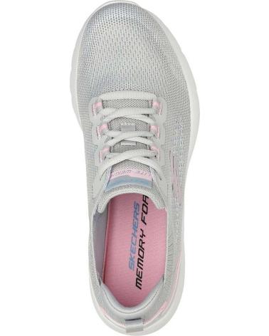 Sportivo per Donna e Bambina SKECHERS ZAPATILLAS LIGHT GRAY PINK 149546-LGPK GRIS