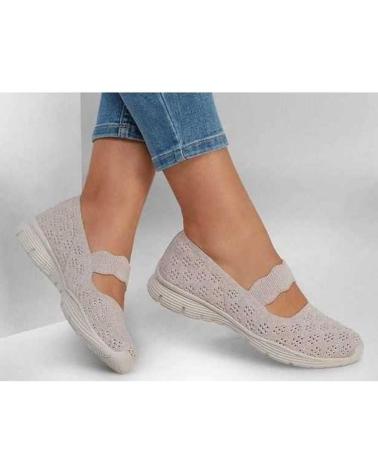 Scarpe per Donna e Bambina SKECHERS SEAGER - SIMPLE THINGS TAUPE