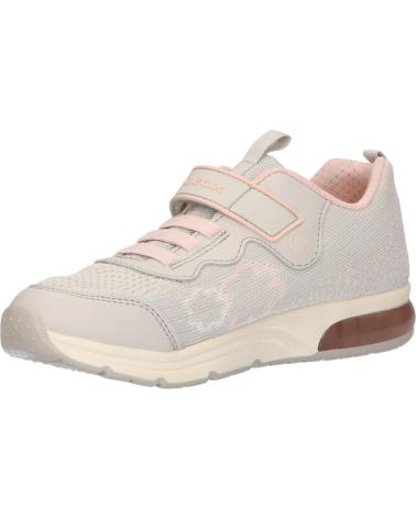 Sapatilhas de Mulher e Menina GEOX J928VA 0006K J SPACECLUB C1296 LT GREY