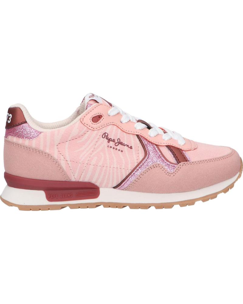 Zapatillas deporte de Mujer y Niña PEPE JEANS PGS30574 BRIT ANIMAL G 319MAUVE P