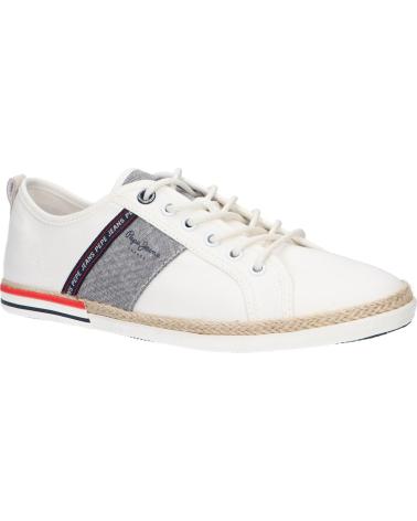 Zapatos de Hombre PEPE JEANS PMS30917 MAOUI TAPE 800WHITE