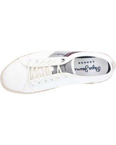 Zapatos de Hombre PEPE JEANS PMS30917 MAOUI TAPE 800WHITE