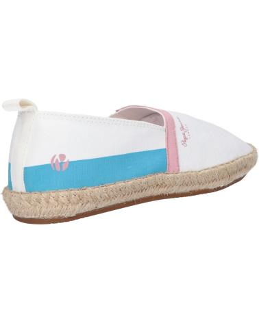Zapatos de Mujer y Niña PEPE JEANS PGS10171 TOURIST CAMP GIRL 800WHITE