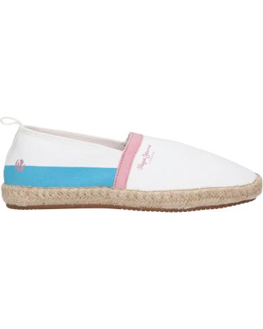 Zapatos de Mujer y Niña PEPE JEANS PGS10171 TOURIST CAMP GIRL 800WHITE