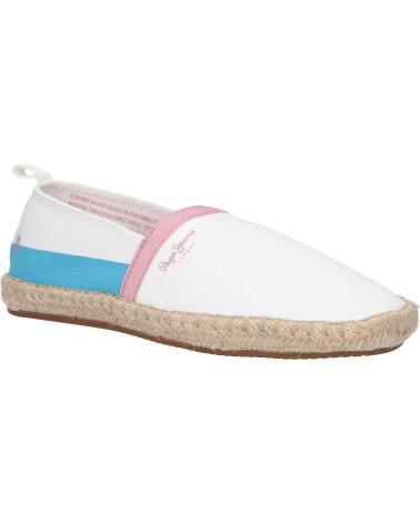 Zapatos de Mujer y Niña PEPE JEANS PGS10171 TOURIST CAMP GIRL 800WHITE