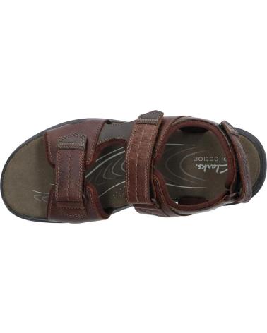 Sandalen für Herren CLARKS 26171796 WALKFORD WALK DARK BROWN