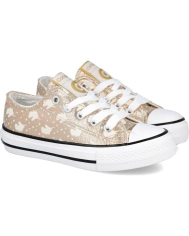 Esportes  de Menina CONGUITOS NV128321 ZAPATILLAS DE NINA B ORO