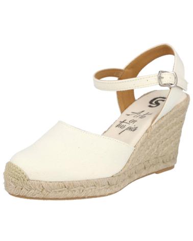 Woman Zapatos de cuña bubble bobble 740 ALPARGATAS YUTE MUJER BEIG