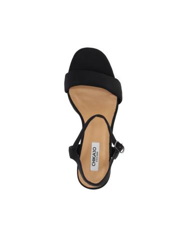 SANDALES À TALON CHIKA10 JOLIE 02 NOIRES À PLATEFORME NEGRO-BLACK