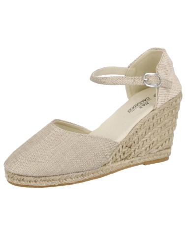 Woman Sandals BUBBLE BOBBLE Q-9 ALPARGATAS ESPARTO MUJER NATURAL