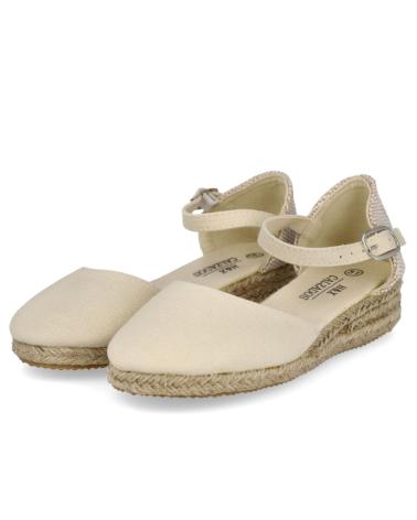 Sandalias de Niña BUBBLE BOBBLE 442-11 ALPARGATAS ESPARTO NINA BEIG