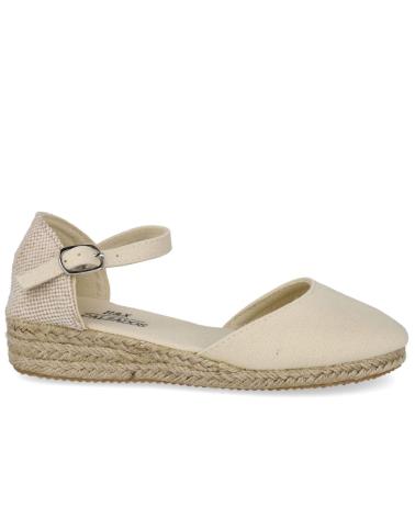 Sandalias de Niña BUBBLE BOBBLE 442-11 ALPARGATAS ESPARTO NINA BEIG