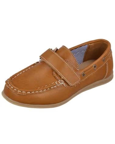 Sapatos de Menino bubble bobble FH65 ZAPATOS NAUTICOS NINO CAMEL