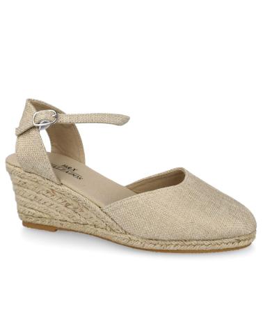 Sandalias de Mujer BUBBLE BOBBLE 088-7 ALPARGATAS ESPARTO MUJER NATURAL